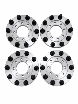 Diamond T Enterprises - 10 Lug Dually Wheel Adapters for Dodge/Ram (1994-18) 3500 Dually (8 on 6.5″ to 10 on 285.75mm) (front & rear)